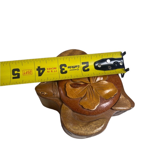 aloha wood art turtle puzzle Trinket Jewelry Box Design In Hawaii By Paul Le - Picture 12 of 16